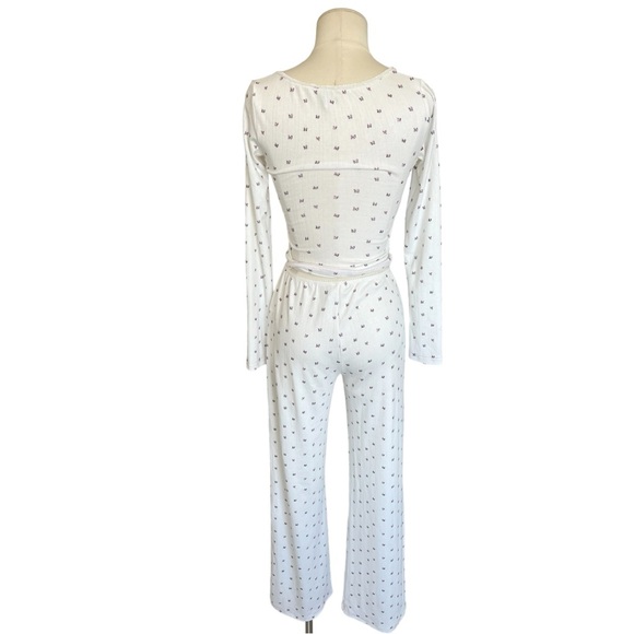 Princess Polly Blueberry Muffin Sleep Set White - Picture 3 of 4